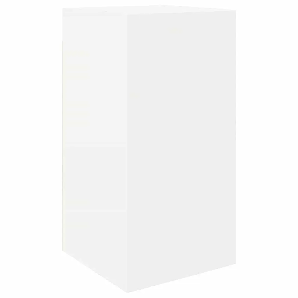 6-Piece Wall-Mounted TV Cabinet Set in White