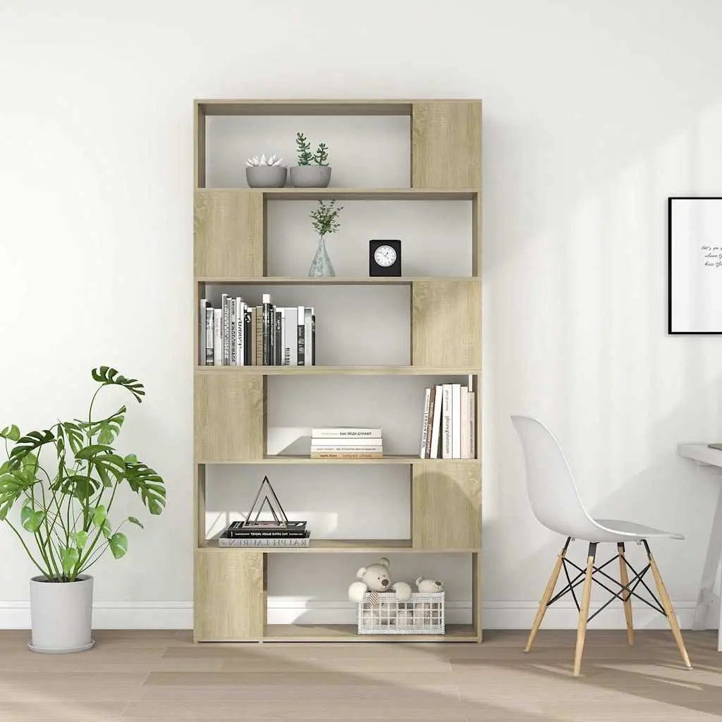 Brown Book Cabinet Room Divider Shelving Unit