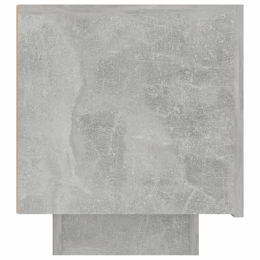 Bedside Cabinet Grey 100x35x40 cm Storage Table Nightstand Engineered Wood