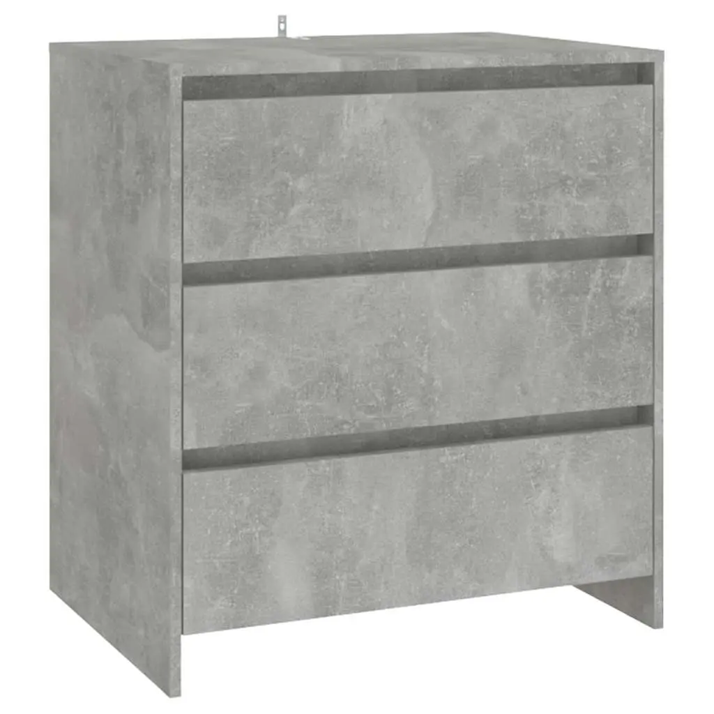 2 Piece Sideboard Grey Storage Cabinet Buffet Living Room Furniture