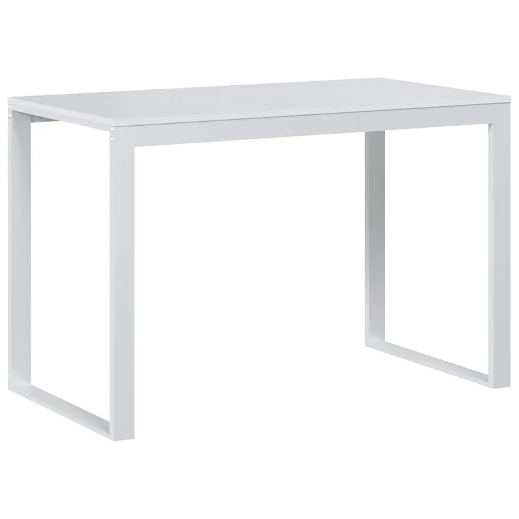 White Computer Desk for Home and Office 110x60x73 cm