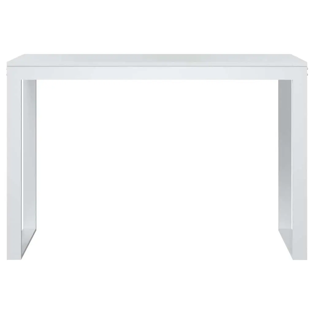 White Computer Desk for Home and Office 110x60x73 cm