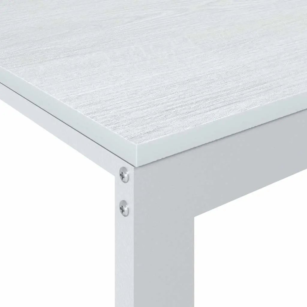 White Computer Desk for Home and Office 110x60x73 cm