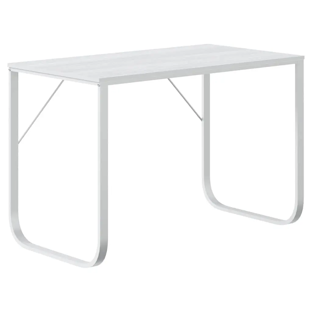 White Computer Desk for Home Office 110x60x73cm