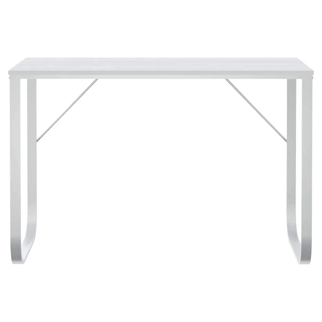 White Computer Desk for Home Office 110x60x73cm