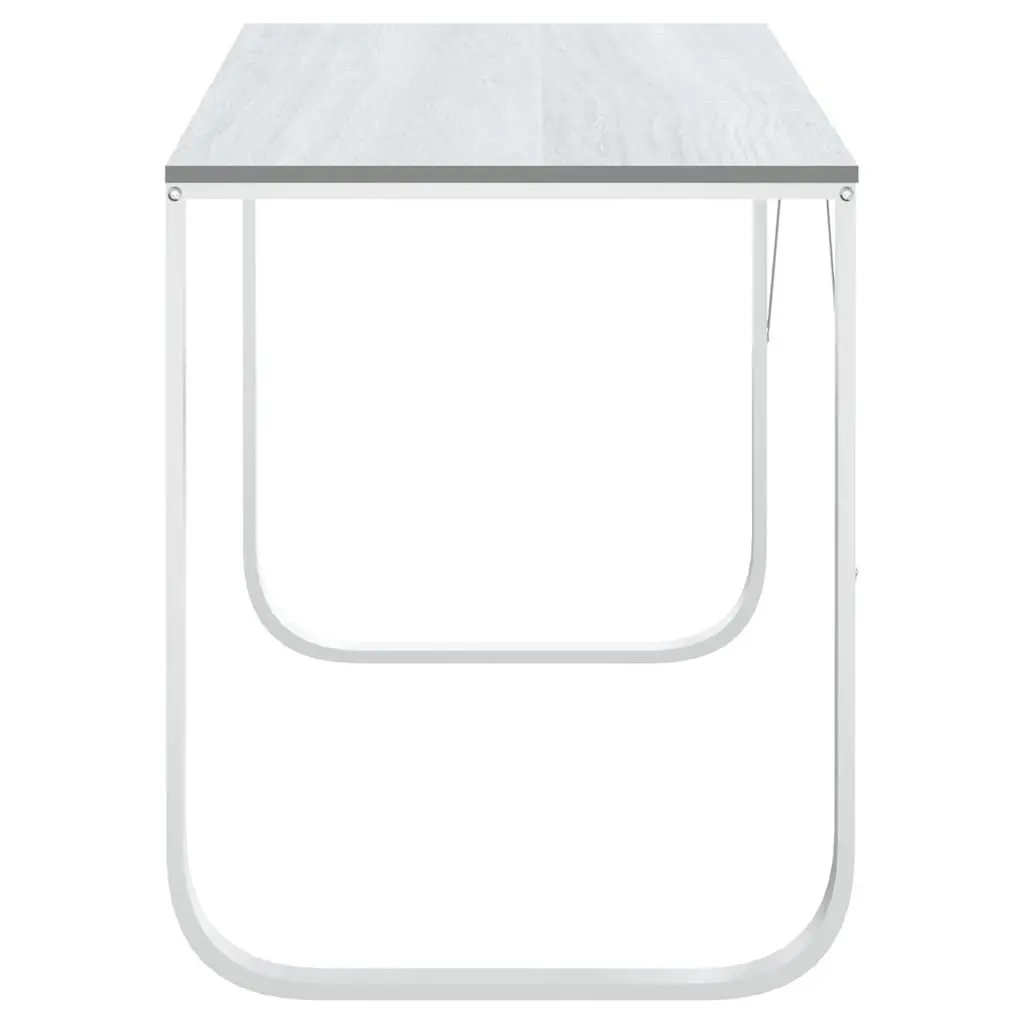 White Computer Desk for Home Office 110x60x73cm