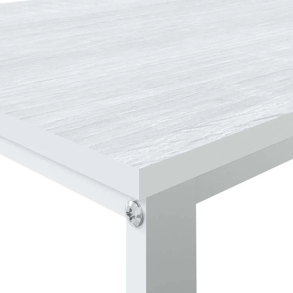 White Computer Desk for Home Office 110x60x73cm