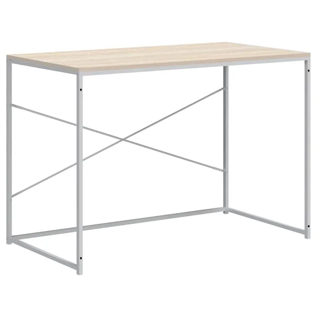 Computer Desk Industrial Style 110 x 60 x 70 cm Engineered Wood Metal Frame