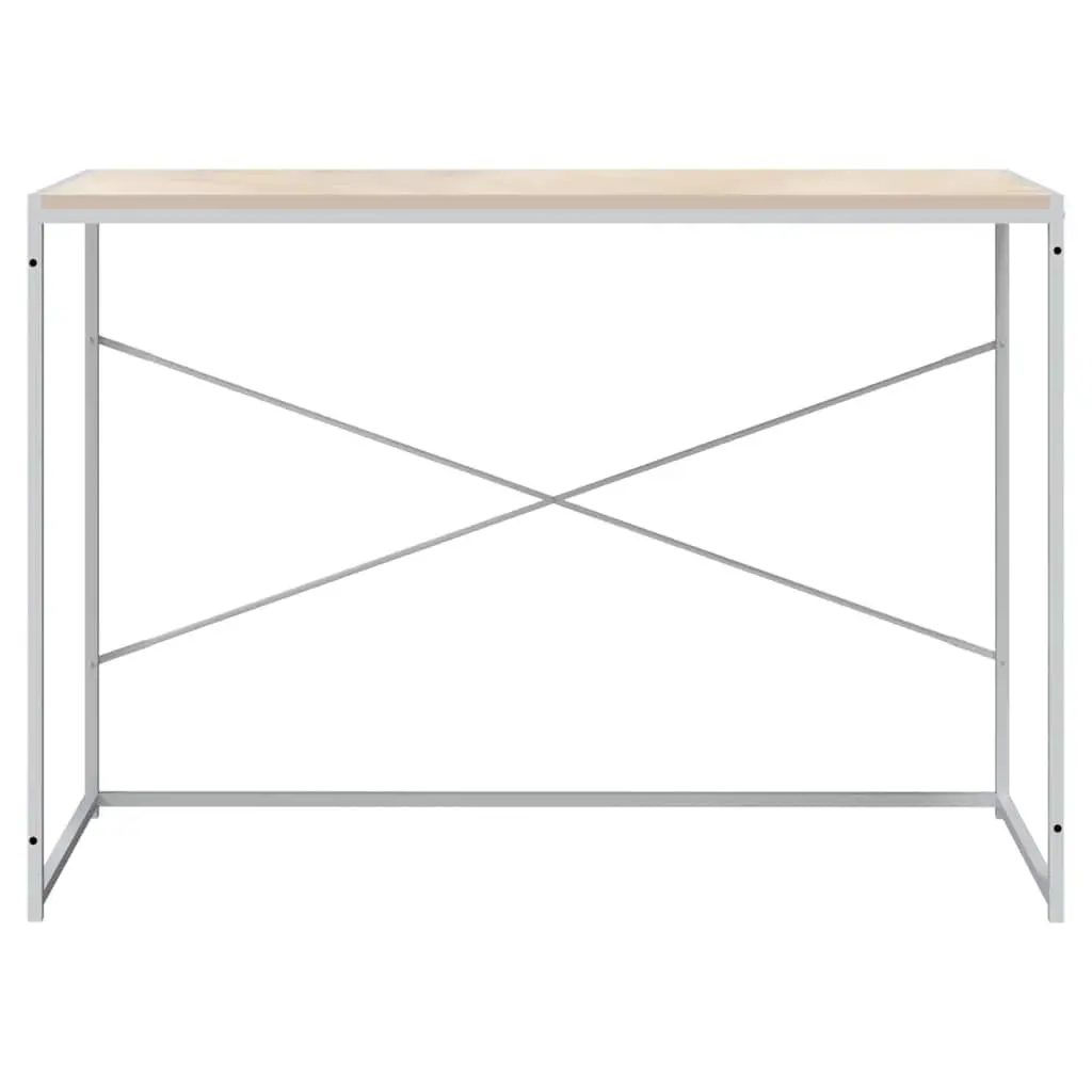 Computer Desk Industrial Style 110 x 60 x 70 cm Engineered Wood Metal Frame