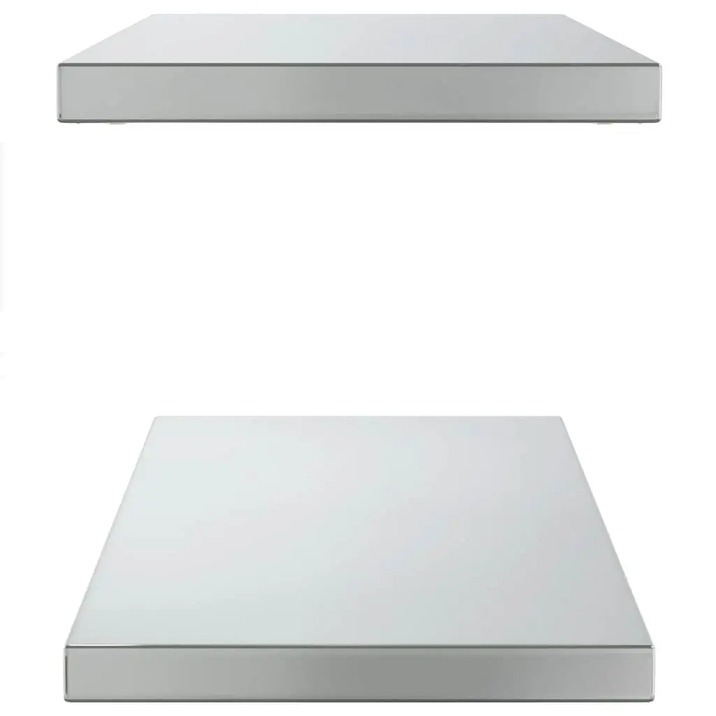 Wall Shelves Silver 75x30 cm Stainless Steel Floating Shelves