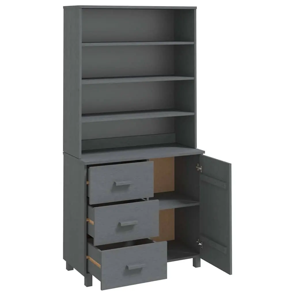 Wooden Highboard Sideboard Storage Cabinet