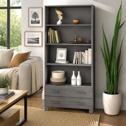 Rustic Solid Pine Wood Highboard Sideboard with Drawers