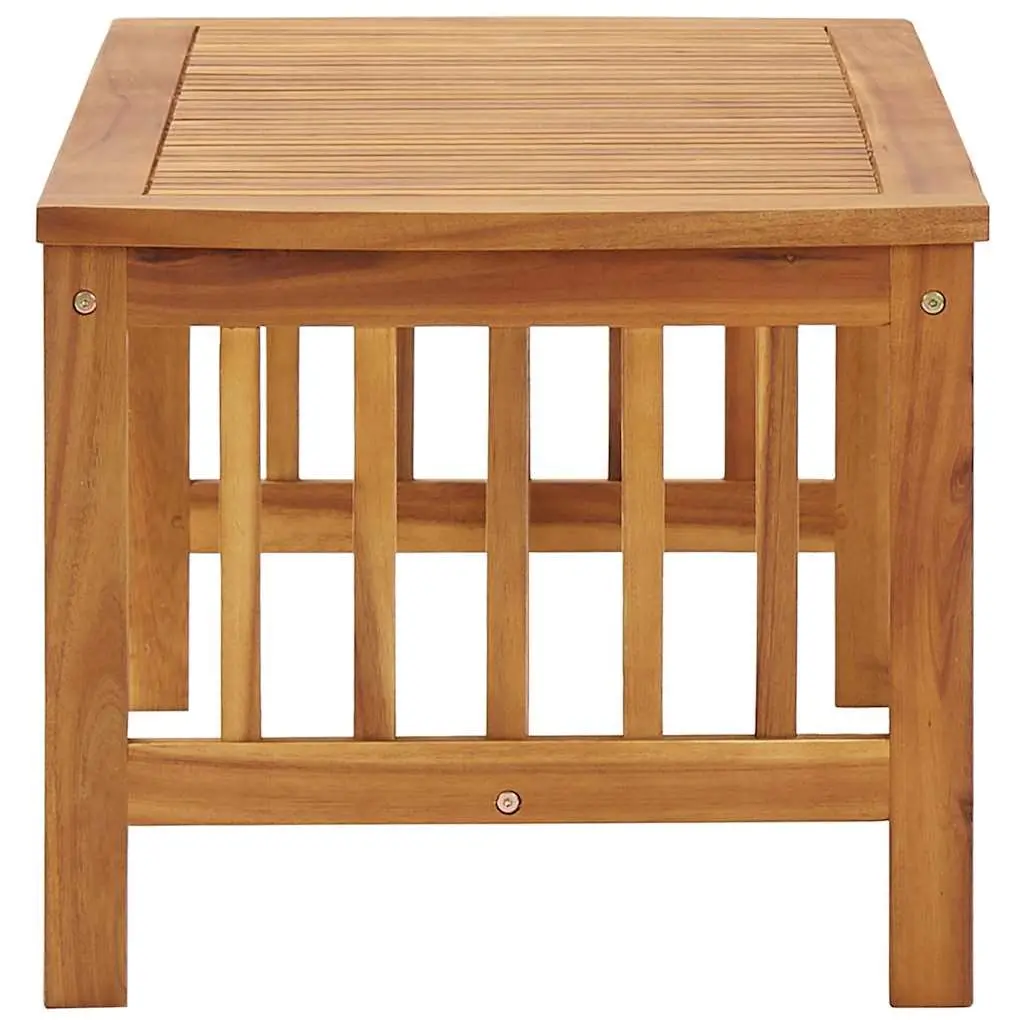 Solid Acacia Wood Coffee Table 102x50x43cm