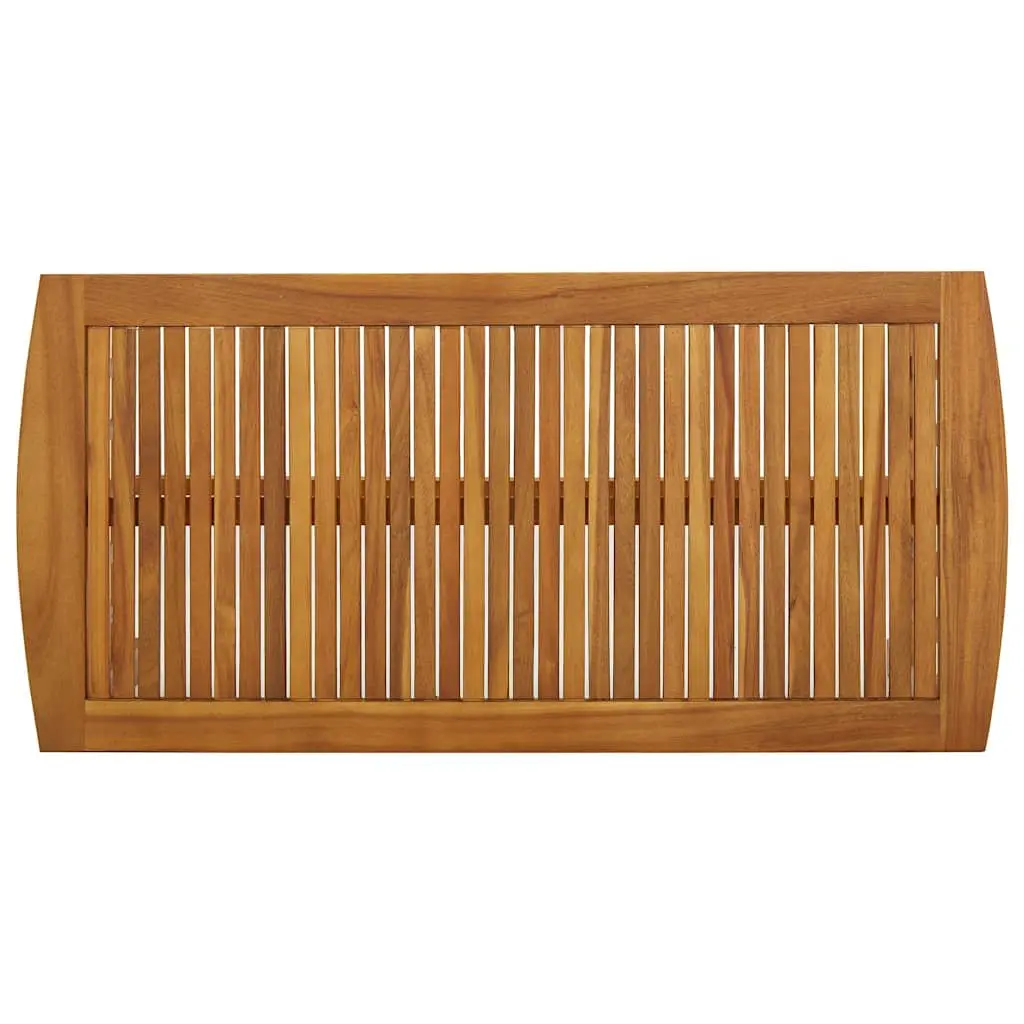 Solid Acacia Wood Coffee Table 102x50x43cm