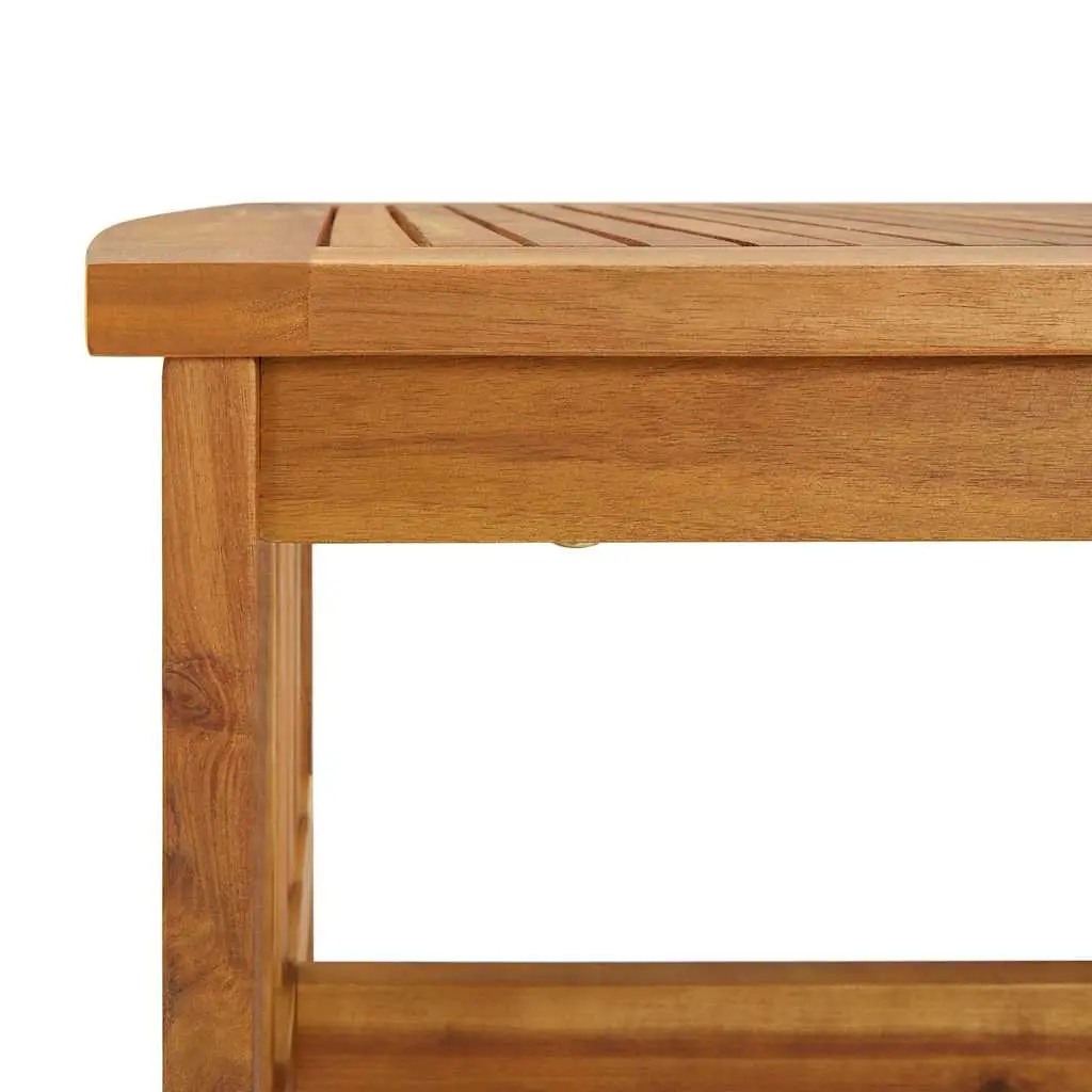 Solid Acacia Wood Coffee Table 102x50x43cm
