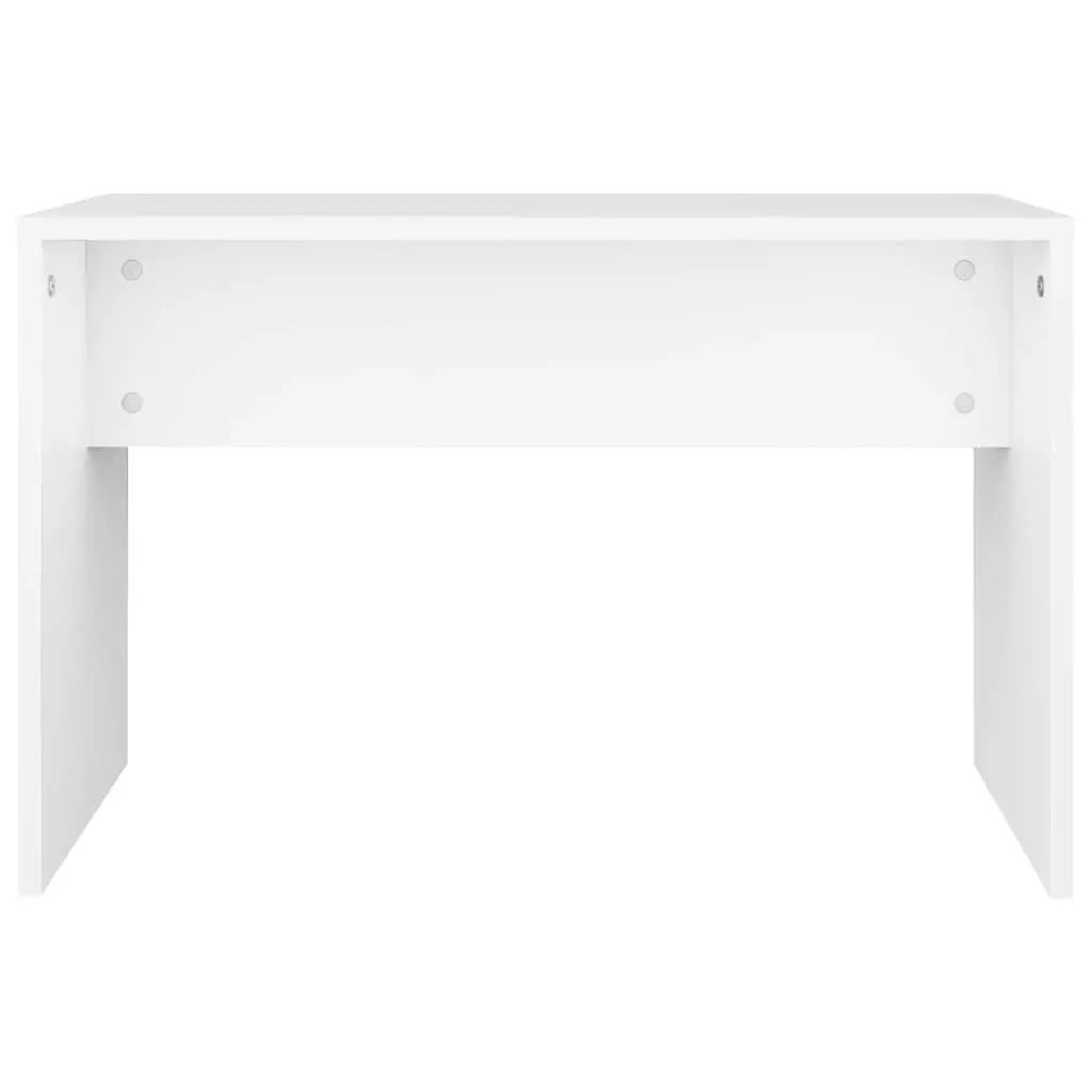 White Dressing Table Set with Mirror and Stool