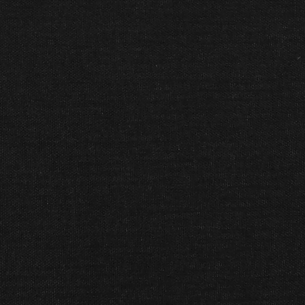 Black Fabric Headboard Adjustable Height Wooden Legs Bedroom Back Support