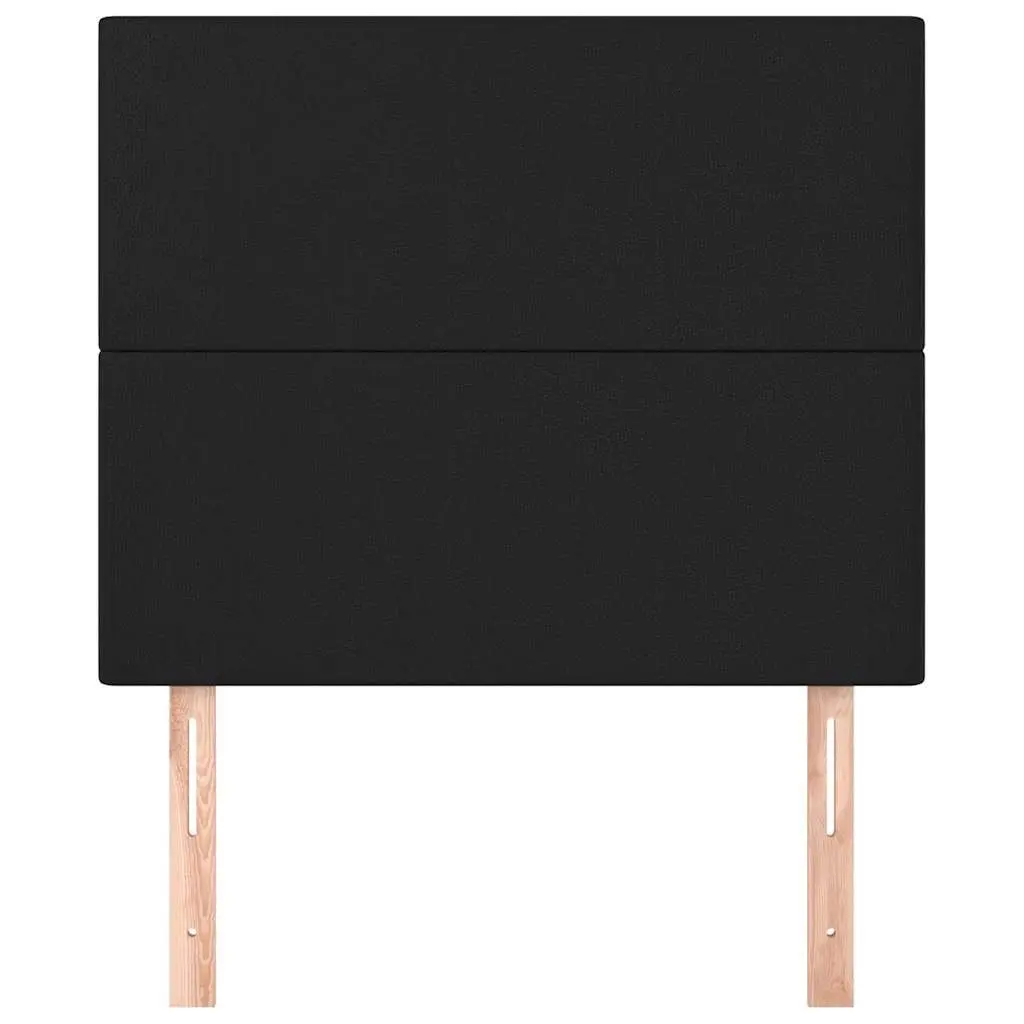 Headboard Black Faux Leather Adjustable Height 100cm Bedroom Furniture