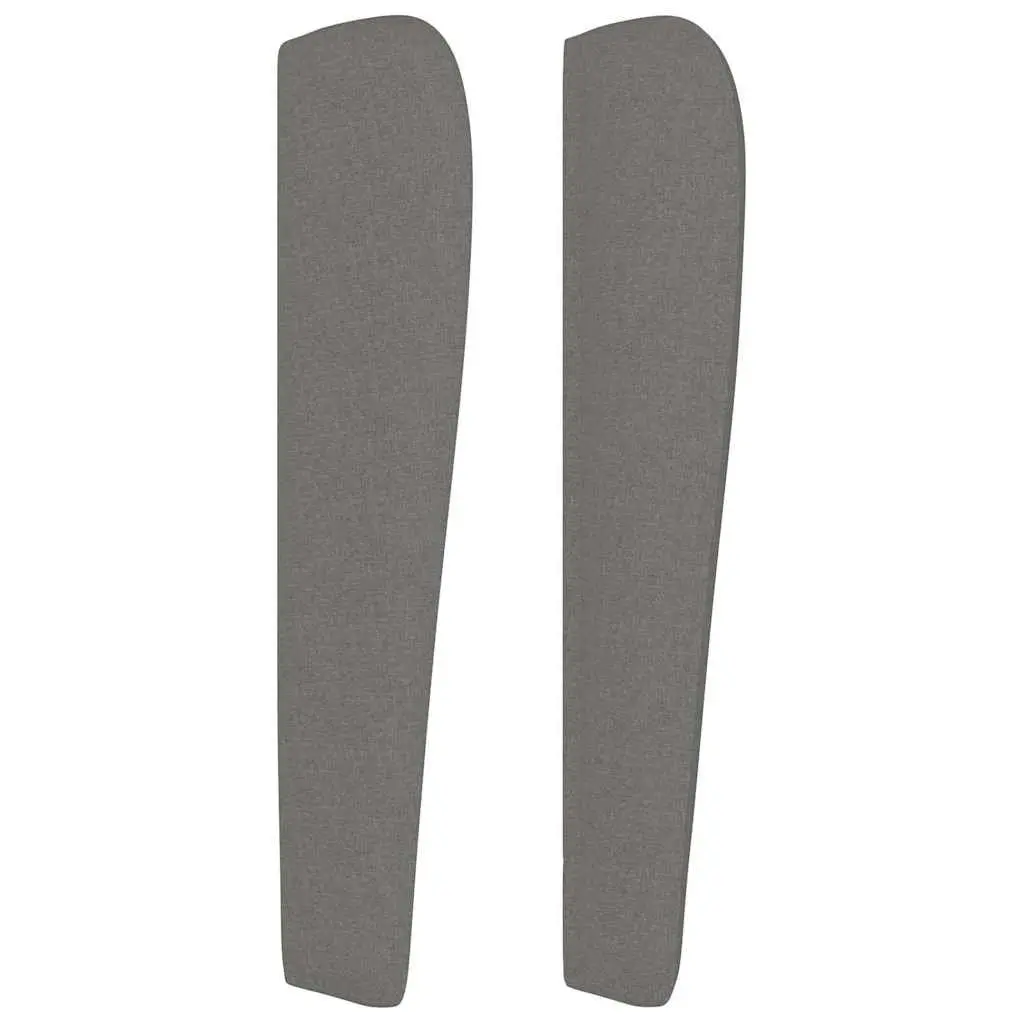 Grey Fabric Headboard with Ears for Bedroom Comfort
