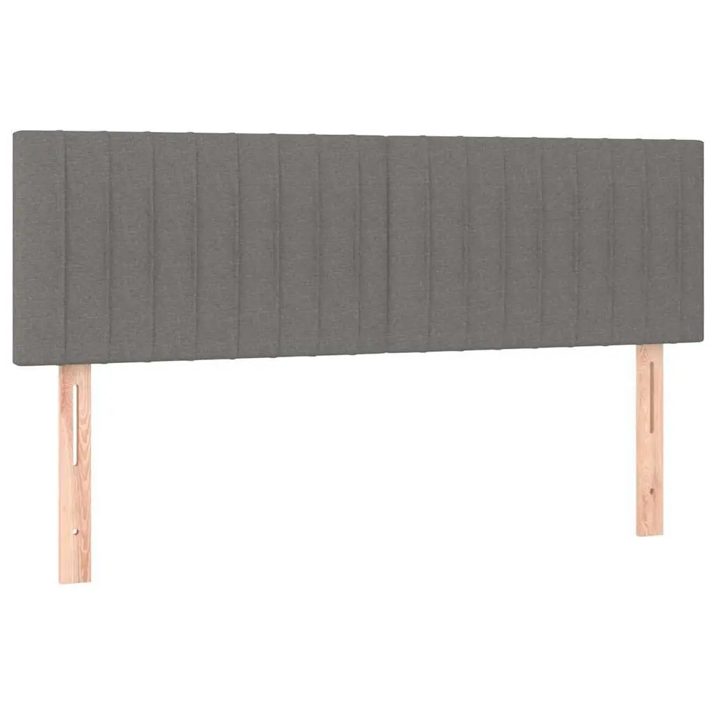Dark Grey Fabric LED Headboard 144cm