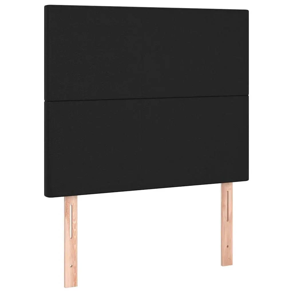 Black Faux Leather LED Headboard 100 cm for Comfort