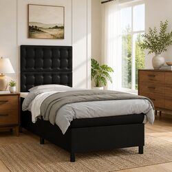 King Single Box Spring Bed with Pocket Spring Mattress
