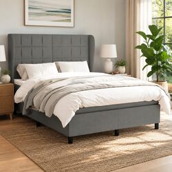 Double Size Box Spring Bed with Pocket Spring Mattress