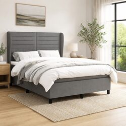 Cozy Double Box Spring Bed with Pocket Mattress