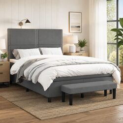 Elegant Double Box Spring Bed with Pocket Spring Mattress