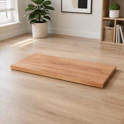 Light Brown Solid Oak Wood Table Top 80x50x4cm