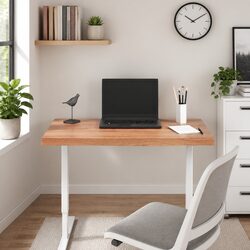 Solid Oak Wood Kitchen Table Top 80x60cm Brown