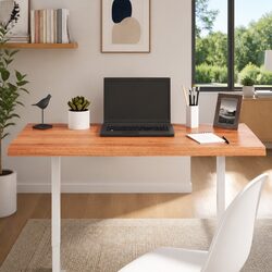 Handcrafted Solid Oak Tabletop Light Brown 100x60x4 cm