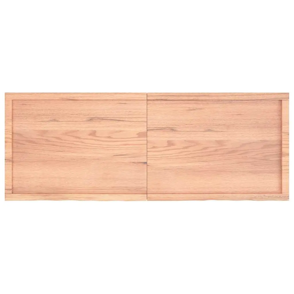 Solid Oak Wood Table Top Brown 160x60cm Replacement Folding Treated Surface