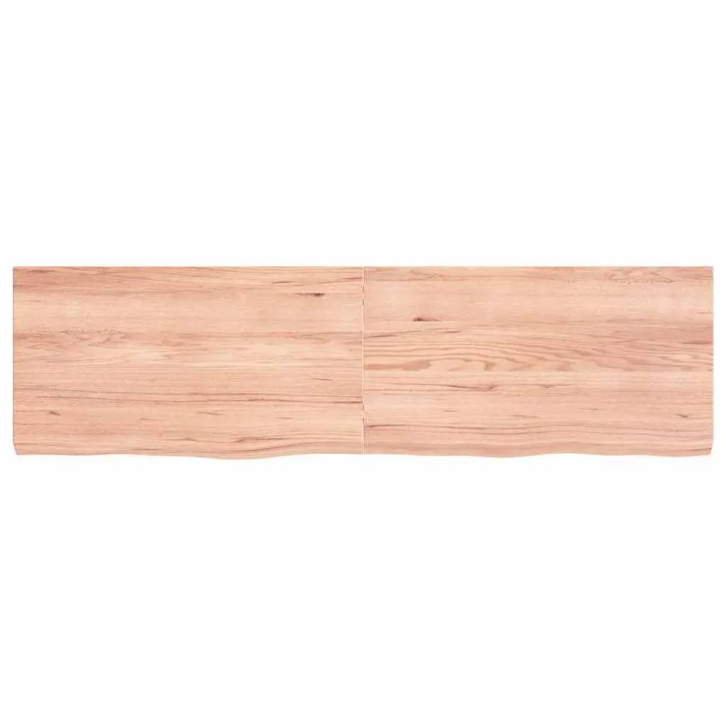 Brown Solid Oak Wood Table Top Replacement Board 180x50x6 cm