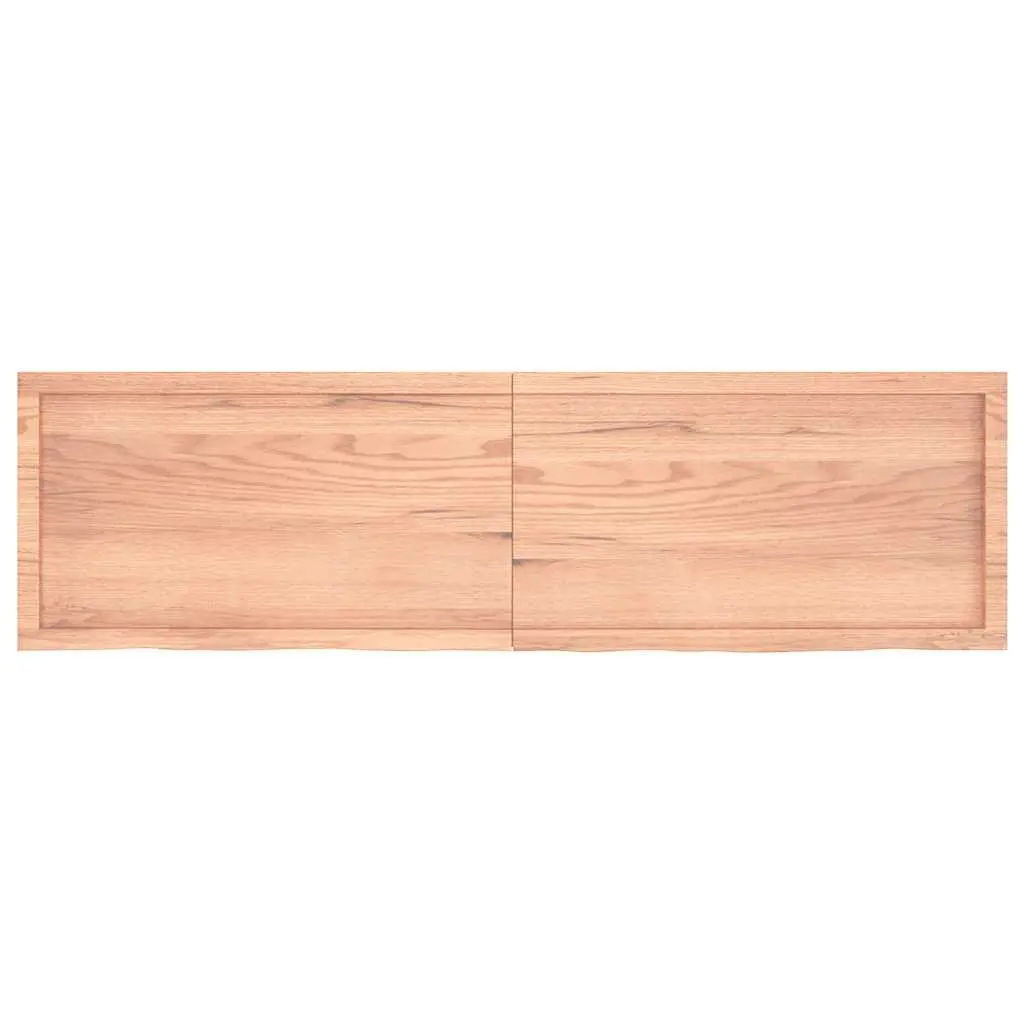 Brown Solid Oak Wood Table Top Replacement Board 180x50x6 cm