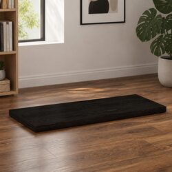 Handmade Solid Oak Table Top 80x40x4 cm Live Edge