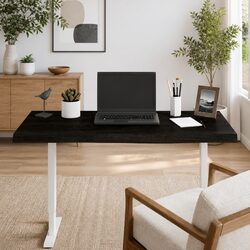 Handcrafted Solid Oak Wood Table Top 100x40cm