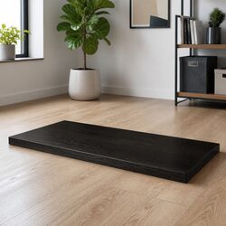 Live Edge Solid Oak Wood Table Top 100x40x6cm
