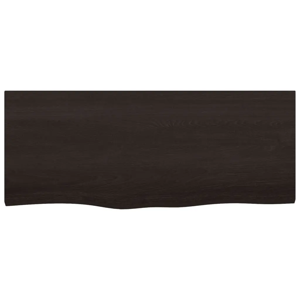 Live Edge Solid Oak Wood Table Top 100x40x6cm