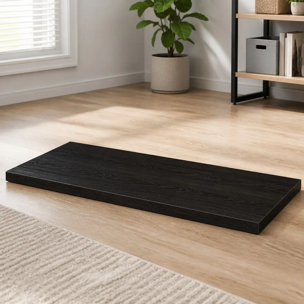Handmade Solid Oak Wooden Table Top 100x60x6cm