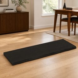 Solid Oak Wood Table Top 120x40cm Dark Brown Replacement Board