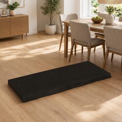 Solid Oak Wood Table Top 120x50cm Dark Brown Foldable