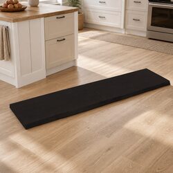 Dark Brown Solid Oak Wood Table Top 160x40cm