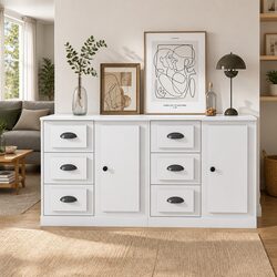 Elegant High Gloss White Sideboards for Stylish Storage