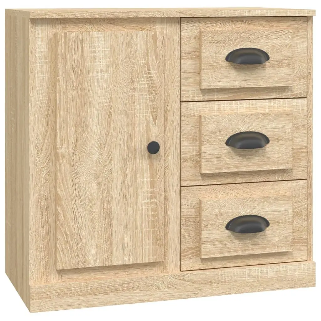 Brown Sideboard Cabinet Set for Home Storage