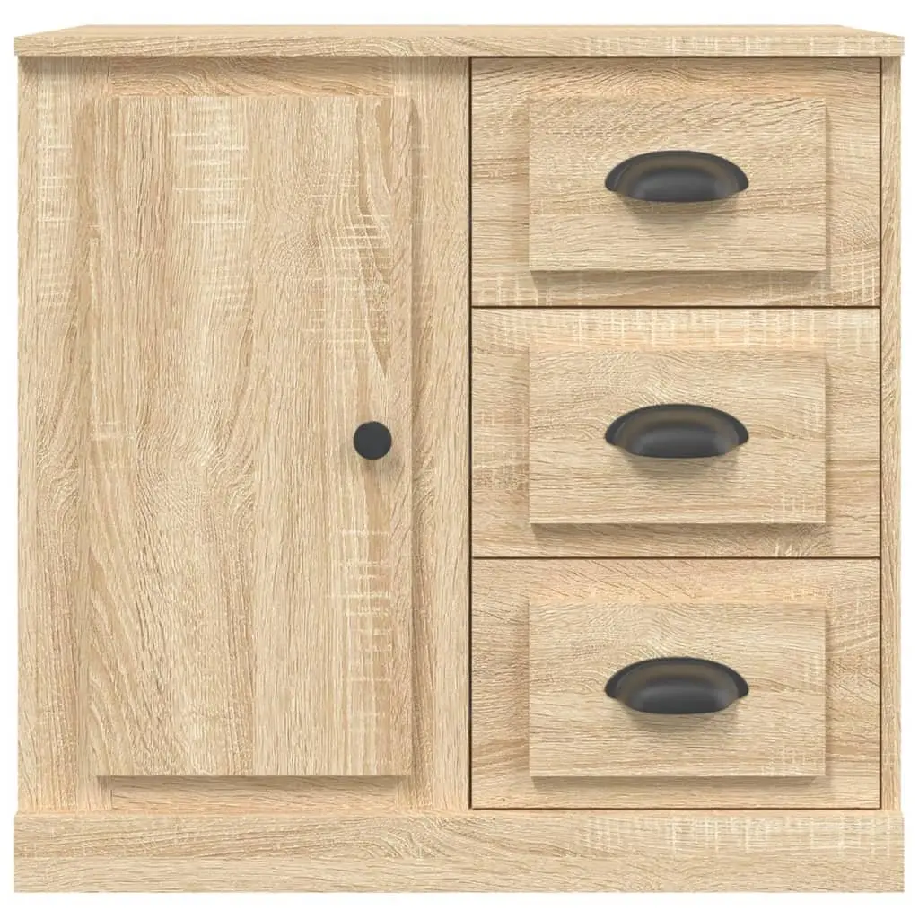 Brown Sideboard Cabinet Set for Home Storage