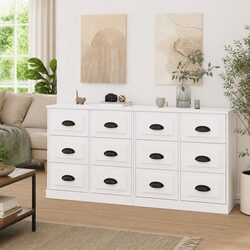 Elegant High Gloss White Sideboards for Stylish Storage
