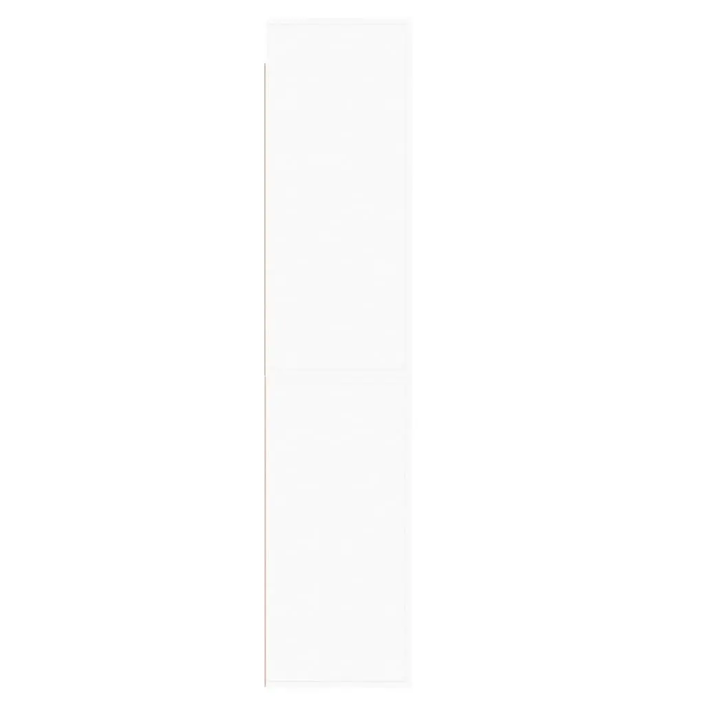 Highboard White Engineered Wood Sideboard Wall-Mounted Storage Cabinet Furniture