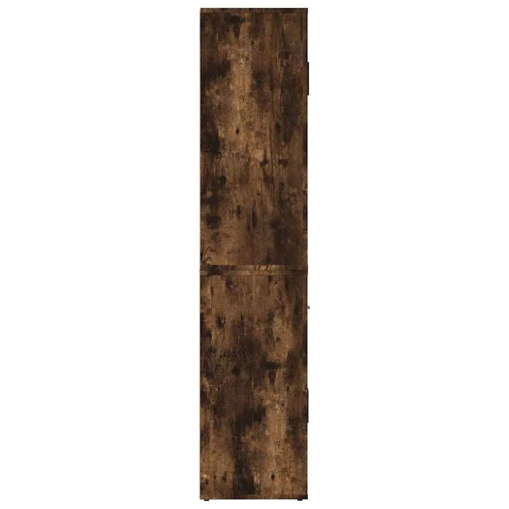 Brown Wall-Mounted Highboard Sideboard Cabinet