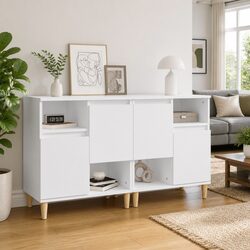 Charming White Sideboard Cabinets for Storage